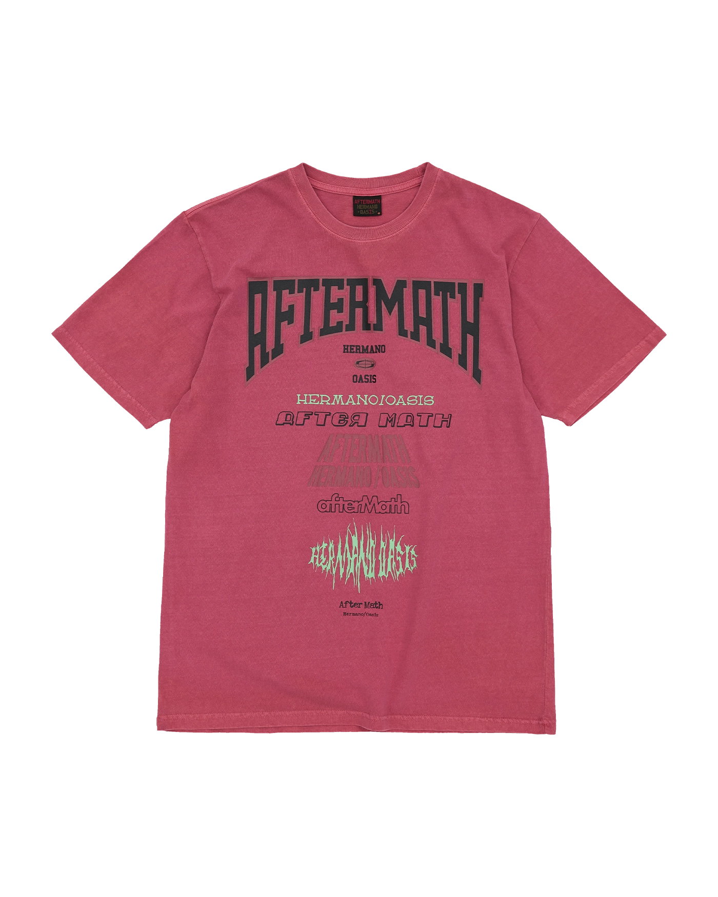 [AFTERMATH] AFTERMATH PIG DYED TOUR TEE /追跡付 AFTERMATH PIG DYED TOUR TEE